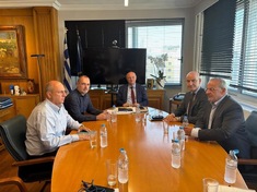 ΑΝΔΡΕΑΣ ΚΑΤΣΑΝΙΩΤΗΣ: ΣΥΝΑΝΤΗΣΗ ΜΕ ΤΟΝ ΥΠΟΥΡΓΟ ΑΓΡΟΤΙΚΗΣ ΑΝΑΠΤΥΞΗΣ ΚΑΙ ΤΡΟΦΙΜΩΝ ΚΩΣΤΑ ΤΣΙΑΡΑ